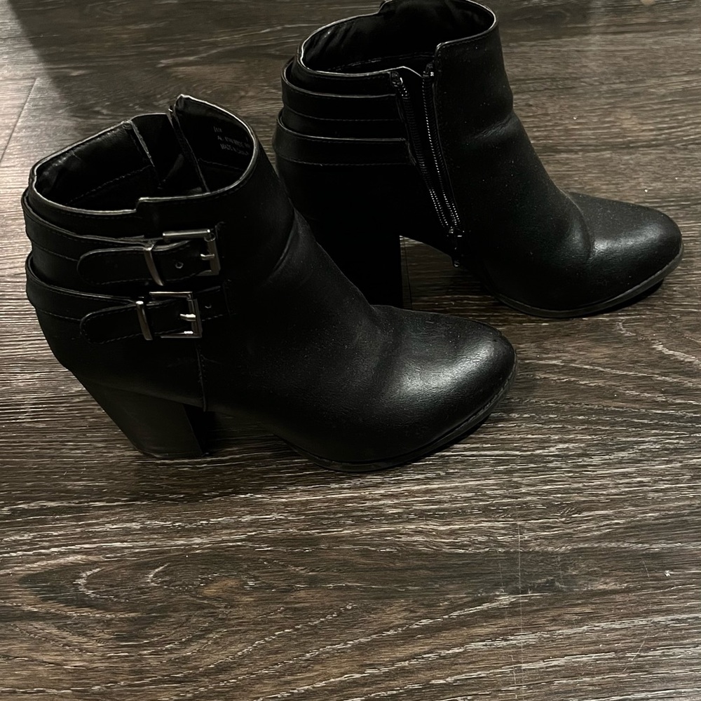 Black booties